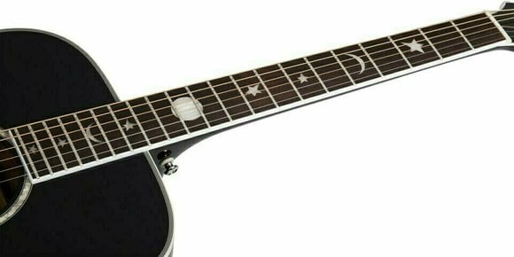 Dreadnought elektro-akoestische gitaar Schecter Robert Smith RS-1000 Busker Zwart - 2