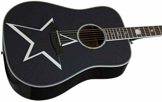 Elektroakustinen kitara Schecter Robert Smith RS-1000 Busker Musta - 3