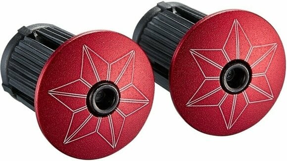 Bar tape Supacaz Super Sticky Kush Star Red Star/Ano Red Bar tape - 4