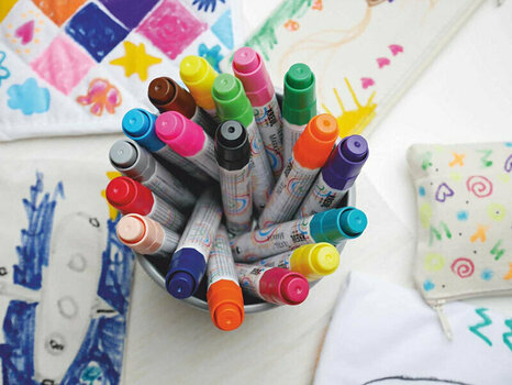 Felt-Tip Pen Kreul 90721 Textile Marker Set Junior Junior 18 pcs - 2
