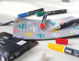 Filzstift Kreul 92750 Textile Marker Opaque Set Set Textilmarker 2 - 4 mm 5 Stck - 1