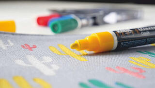 Filzstift Kreul 92750 Textile Marker Opaque Set Set Textilmarker 2 - 4 mm 5 Stck - 2
