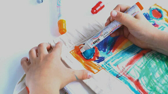 Felt-Tip Pen Kreul 90719 Textile Marker Set Junior Junior 5 pcs - 3
