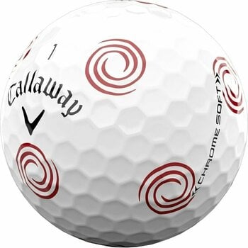 Golfový míček Callaway Chrome Soft Truvis Odyssey Swirl - 2