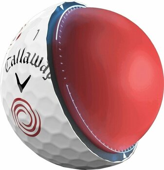 Piłka golfowa Callaway Chrome Soft Truvis Odyssey Swirl - 3