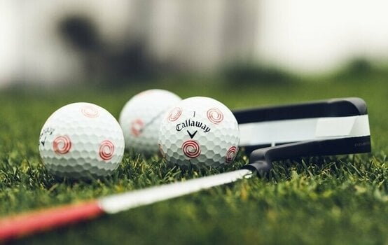 Golfball Callaway Chrome Soft Truvis Odyssey Swirl - 5