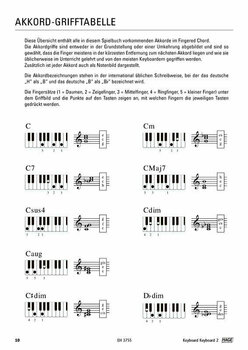 Noty pro klávesové nástroje HAGE Musikverlag Keyboard Keyboard 2 - 3