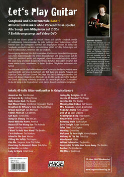 Noten für Gitarren und Bassgitarren HAGE Musikverlag Let's Play Guitar with DVD and 2 CDs - 2
