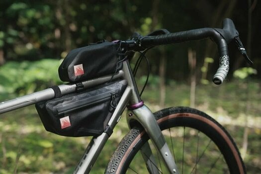 Bolsa de bicicleta Woho X-Touring Top Tube Bag Dry Cyber Camo Diamond Black 1,1 L Bolsa de bicicleta - 7