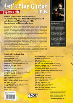 Noty pro kytary a baskytary HAGE Musikverlag Let's Play Guitar Pop Rock Hits (2 CDs) - 2