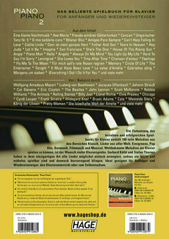 Spartiti Musicali Piano HAGE Musikverlag Piano Piano 2 - 2