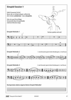 Музикална литература HAGE Musikverlag Trombone Fox Volume 1 with CD - 3