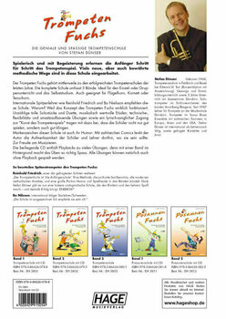 Note za puhačke instrumente HAGE Musikverlag Trumpet Fox Volume 1 (incl. CD) German - 2