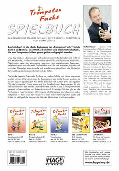 Nuotit puhallinsoittimille HAGE Musikverlag Trumpet Fox Songbook with 2 CDs German Trumpet-Vocal - 2