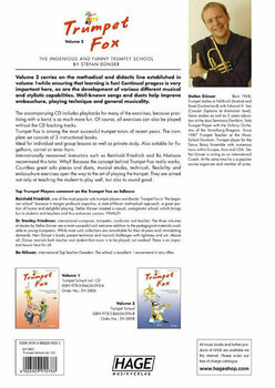 Notblad för blåsinstrument HAGE Musikverlag Trumpet Fox Volume 2 (CD) Trumpet - 2