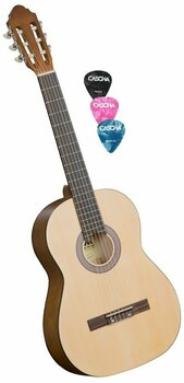 Klassieke gitaar Cascha HH 2020 Classic guitar 4/4 Natural Satin - 2