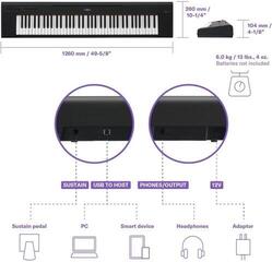 Digital Stage Piano Yamaha NP-35WH Digital Stage Piano White - 6