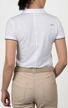 Polo Shirt Kjus Womens Sia Polo S/S White 42 - 2