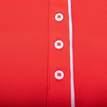 Polo Shirt Kjus Womens Sia Polo S/S Cosmic Red 38 Polo Shirt - 4