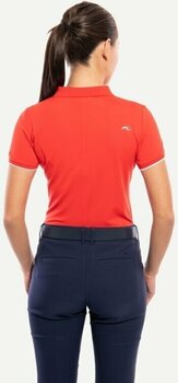 Polo Shirt Kjus Womens Sia Polo S/S Cosmic Red 38 Polo Shirt - 8
