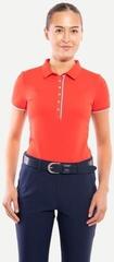 Polo majice Kjus Womens Sia S/S Cosmic Red - 6