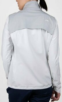 Waterproof Jacket Kjus Womens Dextra II 2.5L Jacket White Melange/Alloy 38 - 2