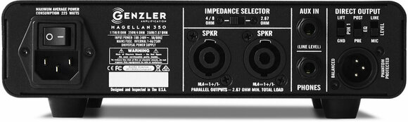 Amplificateur basse à transistors Genzler Magellan 350 - 3