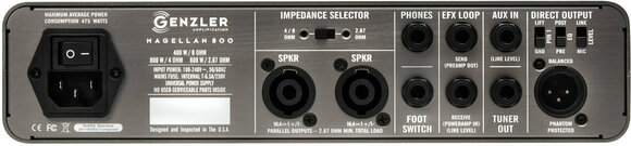 Solid-State Bass Amplifier Genzler Magellan 800 - 3