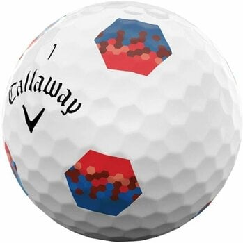 Golf Balls Callaway Chrome Soft Red/Blue TruTrack - 3