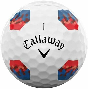 Piłka golfowa Callaway Chrome Soft Red/Blue TruTrack - 4