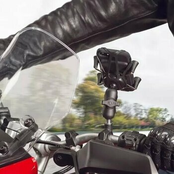 Držiak mobilu / GPS na motorku Ram Mounts Composite Double Socket Arm B Size Short - 3