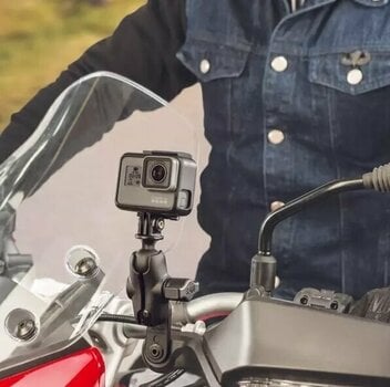 Pouzdro na motorku / Držák na mobil, GPS Ram Mounts Composite Double Socket Arm B Size Short - 4