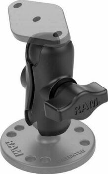 Držiak mobilu / GPS na motorku Ram Mounts Composite Double Socket Arm B Size Short - 2