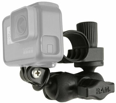 Držiak mobilu / GPS na motorku Ram Mounts Tough-Strap Double Ball Mount with Universal Action Camera Adapter - 3