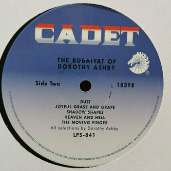 Vinyl Record Ashby Dorothy - The Rubáiyát Of Dorothy (Verve By Request) (LP) - 4