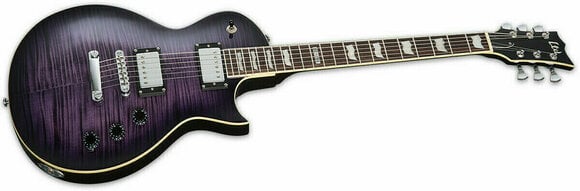 Electric guitar ESP LTD EC-256 FM See Thru Purple Sunburst - 3