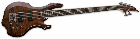 5-strunová basgitara ESP LTD F-155DX Walnut Brown - 2