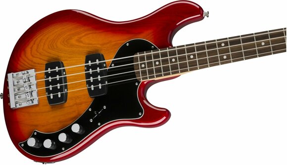 4-string Bassguitar Fender Deluxe Active Dimension Bass Aged Cherry Burst - 3