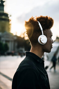 Trådløse on-ear hovedtelefoner Jays U-JAYS Wireless White/Gold - 3