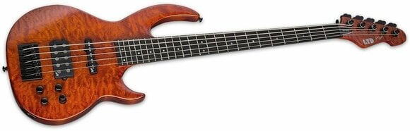 5-saitiger E-Bass, 5-Saiter E-Bass ESP LTD BB-1005 Burnt Orange - 2