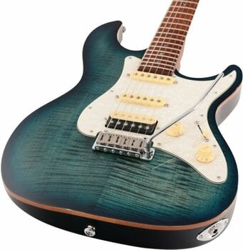 Elektrická gitara Sire Larry Carlton S7 FM Transparent Blue - 2