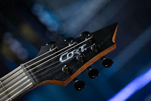 Elektromos gitár Cort KX 700 EVERTUNE Open Pore Black - 10