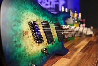 Multiscale electric guitar Cort KX 508MS II Marina Blue Burst Multiscale electric guitar - 2