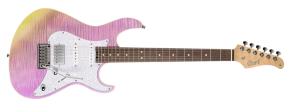 Electric guitar Cort G280 Select Trans Chameleon Purple - 2