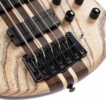 5-saitiger E-Bass, 5-Saiter E-Bass Cort A5 Ultra Etched Natural Black - 4
