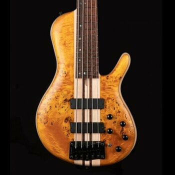 5-string Bassguitar Cort A5 Plus SC Amber Open Pore - 9