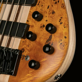 5-string Bassguitar Cort A5 Plus SC Amber Open Pore - 12