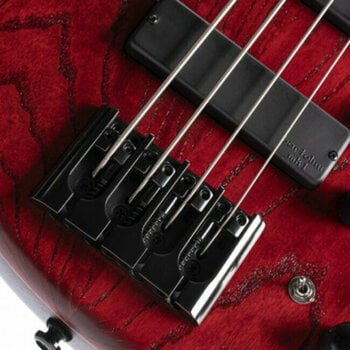 4-string Bassguitar Cort B4 Element Open Pore Burgundy Red - 2