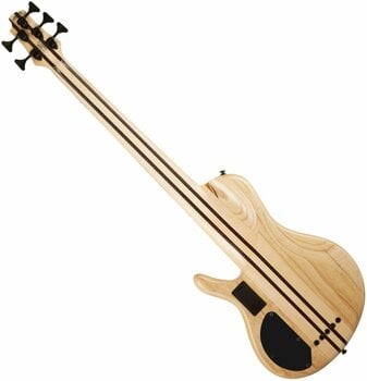 5-string Bassguitar Cort A5 Plus SC Amber Open Pore - 2