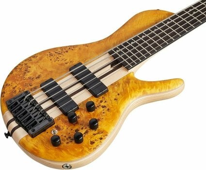 5-string Bassguitar Cort A5 Plus SC Amber Open Pore - 3